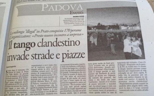 Street Tango illegal Padova Prato dela valle 16 luglio 2014