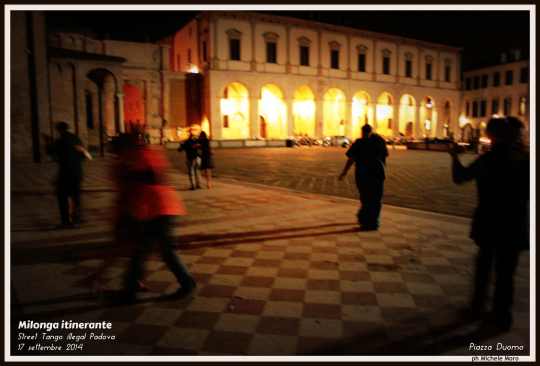 Milonga itinerante PADOVA - 17 settembre 2014 - Street Tango illegal Padova - Piazza del Duomo