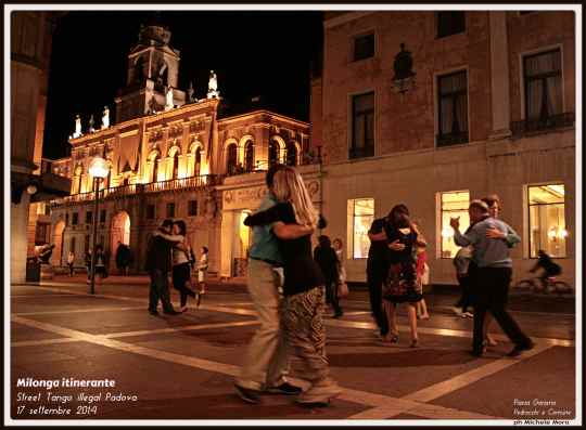 Milonga itinerante PADOVA - 17 settembre 2014 - Street Tango illegal Padova